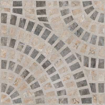 Витра Marble-X Marble-Beton Круговой Темный Лаппато R9 Ректификат 60x60