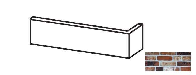 Вествальдер Клинкер Спил с кирпича 22мм Угол WK969