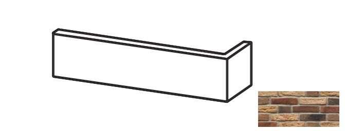 Вествальдер Клинкер Спил с кирпича 22мм Угол WK935