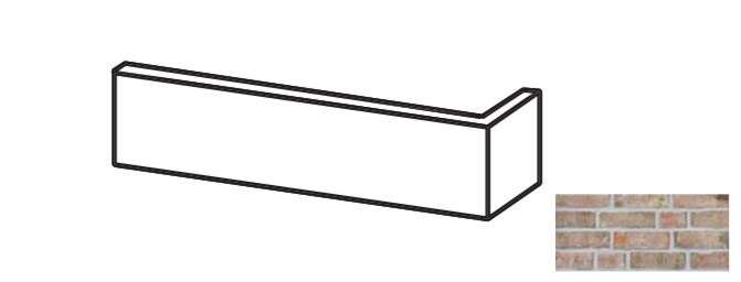Вествальдер Клинкер Спил с кирпича 22мм Угол WK931