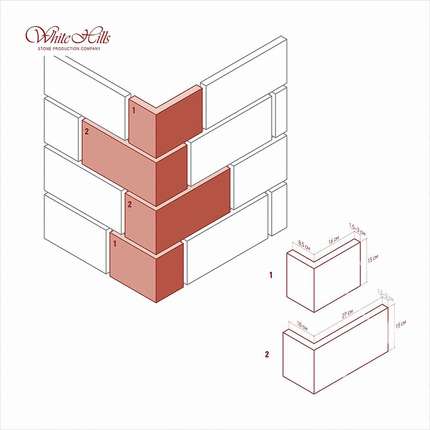 Вайт Хиллс Лорн Угловой элемент к плоскости 416-80