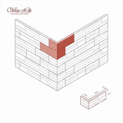 Вайт Хиллс Сандерлэнд Угловой элемент к плоскости 171-20