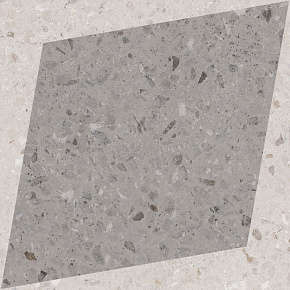 Вау Drops Natural Rhombus Decor Grey