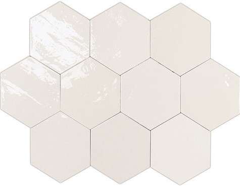 Вау Zellige Hexa White 10.8x12.4